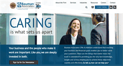 Desktop Screenshot of baumancpa.com